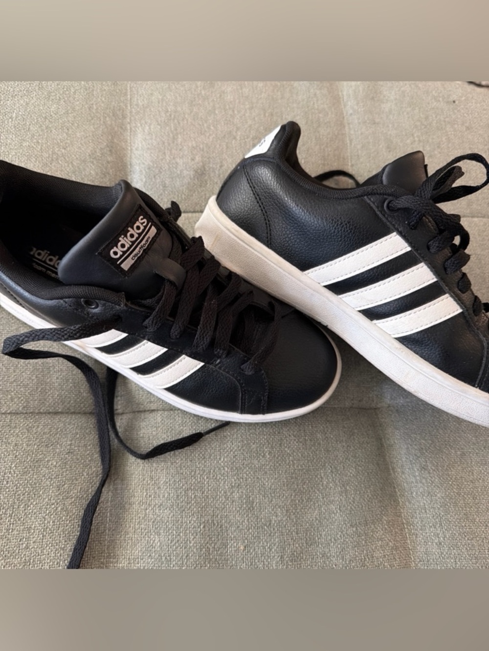 Adidas Cloudfoam Advantage B74264 Black Sneakers Size 6.5